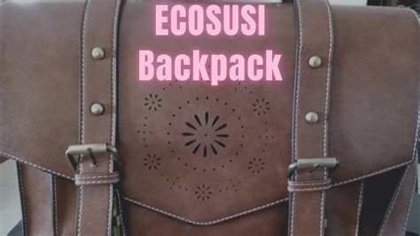 ecosusi backpack reviews.